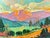 This serigraph by Max Hayslette 'Sunrise Suite I' is part of the 'Sunrise Suite' series of limited-edition color...