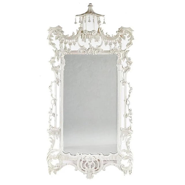 Ethan Allen Chinese Chippendale Style Mirror Chairish