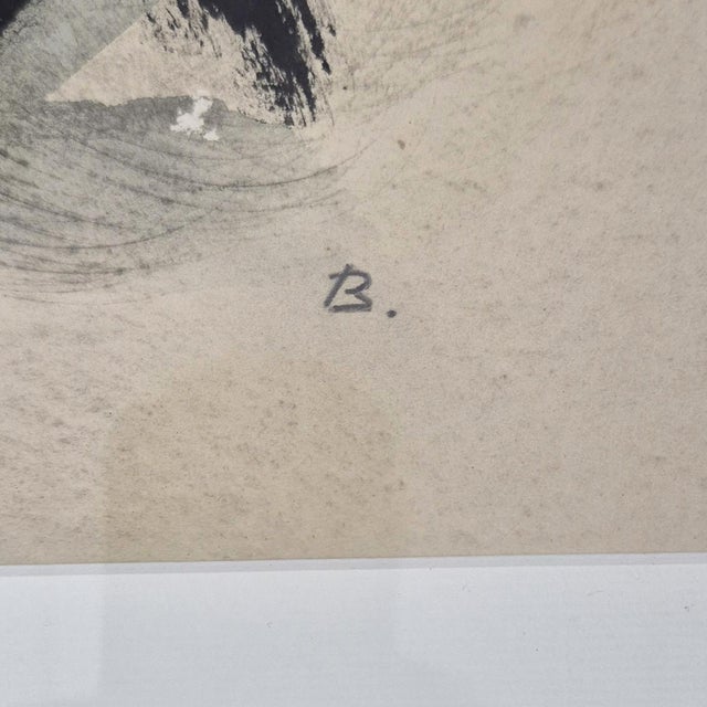 Dolf Breetvelt, Abstract Composition in Mixed Media, 1950s, Paper For Sale - Image 3 of 6