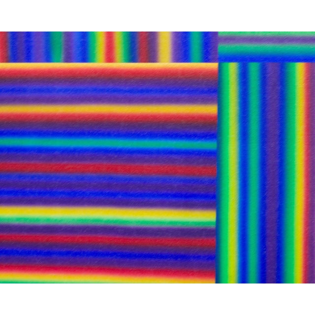 Acrylic on Canvas Airbrush Painting Signed by Artist Steve Redman For Sale In Indianapolis - Image 6 of 10