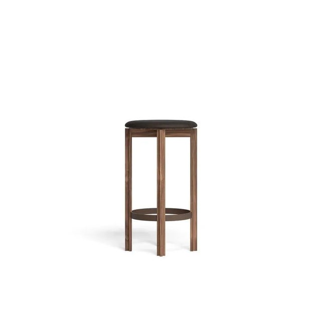 Not Yet Made - Made To Order Walnut Dark Brown Principal Bar Stool by Bodil Kjaer for Karakter For Sale - Image 5 of 5