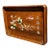 Vintage Chinese Rosewood Tea Tray With Mother of Pearl Bird & Flower Inlay For Sale