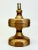 Mid-Century Modern 2-Toned Striped Wooden Table Lamp For Sale - Image 3 of 11