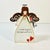 A fun Arts & Crafts Boho Chic painted Valentine Angel. It's from the 1990s and features an antique white painted wood body...