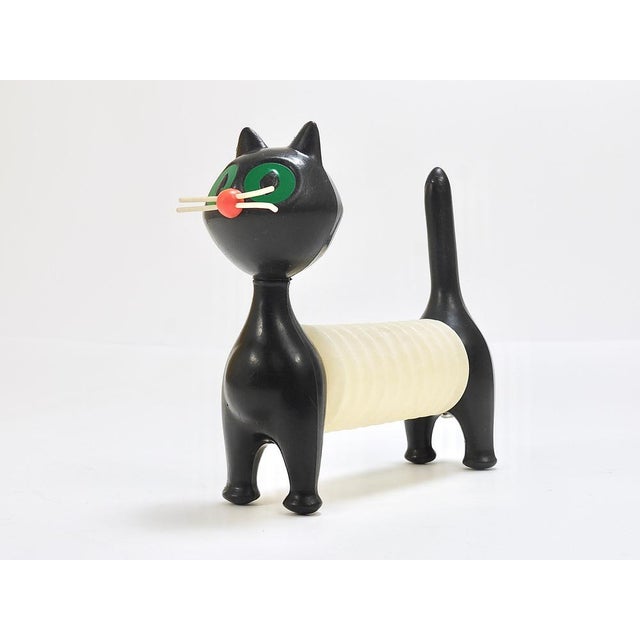 Liba Accordion Toy Cat by Libuše Niklová for Fatra, Former Czechoslovakia, 1963 For Sale - Image 10 of 18