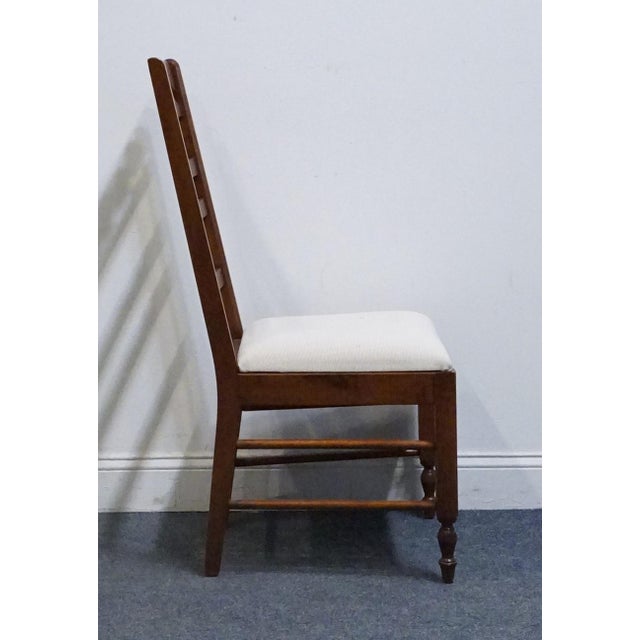 Late 20th Century Pennsylvania House Early American Country Style Ladderback Dining Side Chair For Sale - Image 5 of 10
