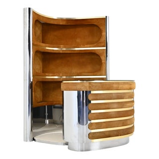 Italian Bar Set, 1970s For Sale
