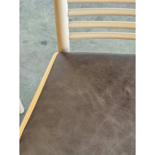 1970s Lacquered Ladder Back Chairs - Set of4 For Sale - Image 12 of 12