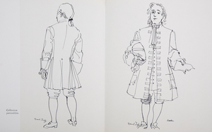 Raoul Dufy, Portrait de Newton, Lithograph