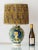 Antique Italian table lamp crafted from a late 19th-century Renaissance Revival ceramic vase, hand-painted in the Deruta-...
