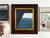 Visualization" Abstract Art in Antique Frame, Seascape Painting Transitional Wall Art by JTS For Sale - Image 4 of 10
