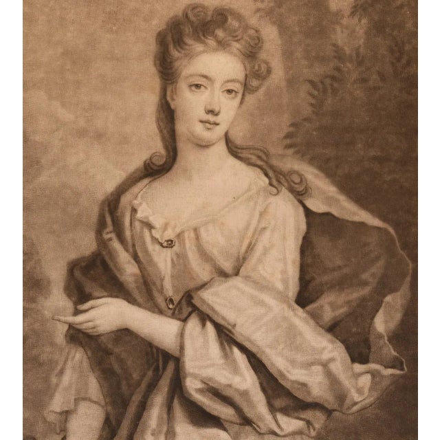 The Duchess of St. Albans: A 17th C. Portrait After a Kneller Painting, 1694 For Sale - Image 4 of 5