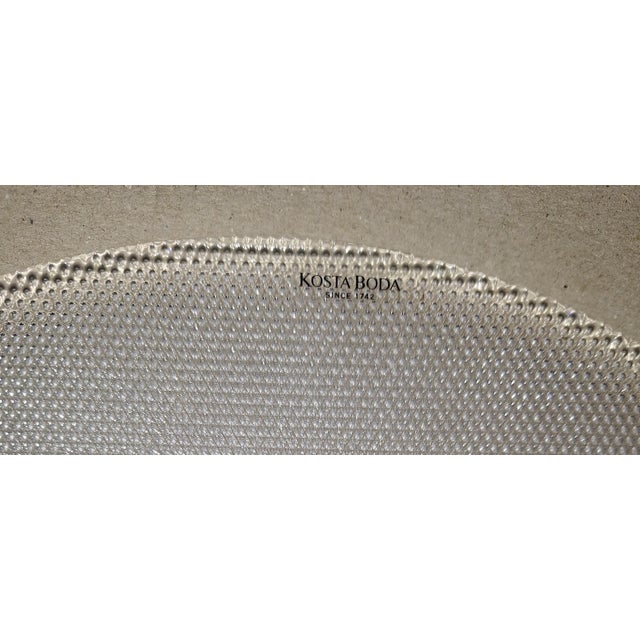 Kosta Boda Limelight Crystal Serving Plates by Göran Warff for Kosta Boda, 1980s, Set of 6 For Sale - Image 4 of 8