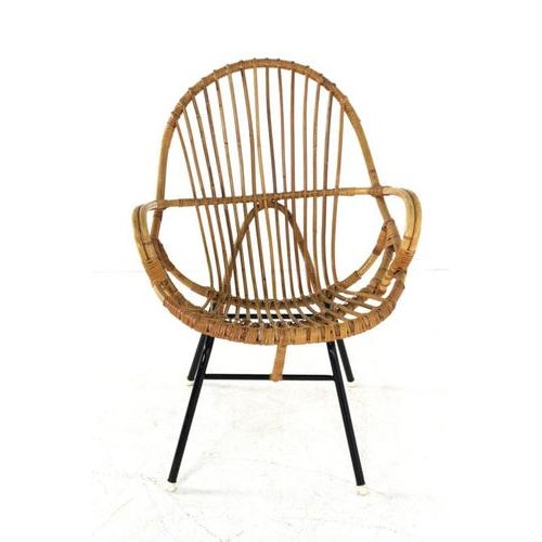Rattan Chairs & Coffee Table, Set of 4 For Sale - Image 11 of 16