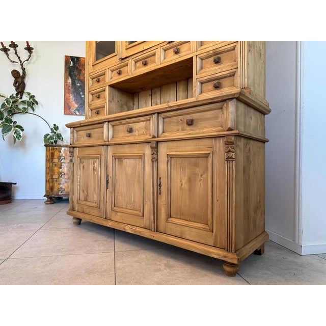 Gründerzeit Kitchen Sideboard, Farmhouse Cupboard, Farmhouse Sideboard D2818 For Sale - Image 16 of 18