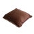 2010s Velvet Brown Square Shape Fabric Couch Sofa Cushion For Sale - Image 5 of 7
