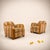 French Work Leopard Club Armchairs, 1930, Set of 2 For Sale - Image 4 of 4