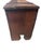 Vintage Oak Chest with Arches and Line Decoration, 1920s For Sale - Image 3 of 8