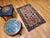 Persian Antique Persian Heriz Serapi Rug, Hand-Knotted Wool, Geometric Pattern, Brick-Red & Blue, 3x3 For Sale - Image 3 of 13