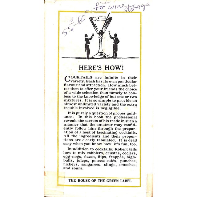 White "Cocktails: How to Mix Them" 1950 'Robert' For Sale - Image 8 of 10