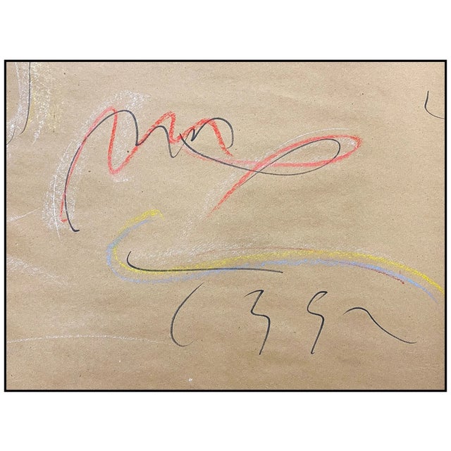 Peter Max 1992 Pop Art Profile Modern Ink and Color Pencil Peter Max For Sale - Image 4 of 5
