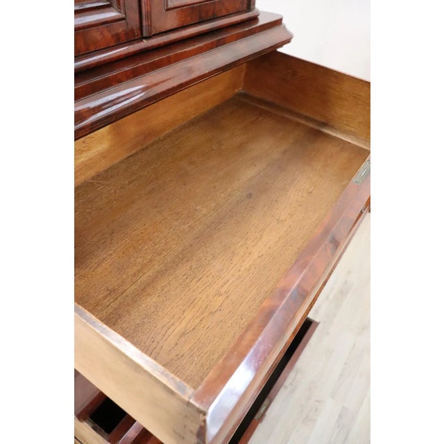 Antique Mahogany Tall Chest of Drawers, 1850s For Sale - Image 15 of 16