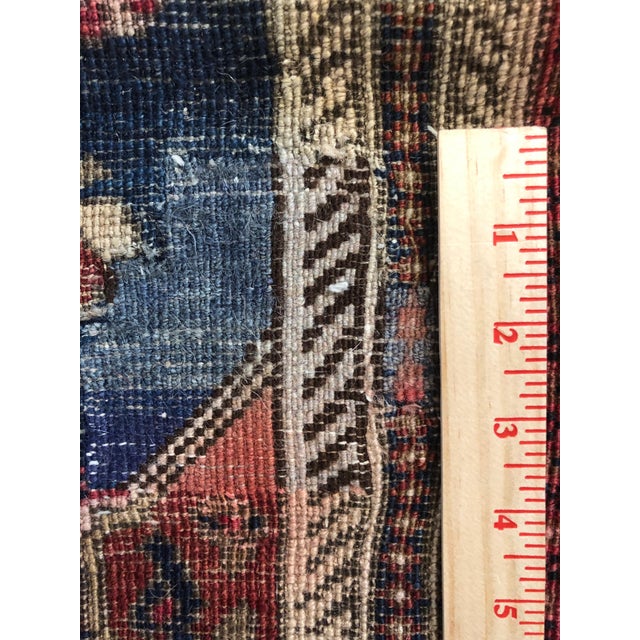 Early 20th Century Antique Floral Double Niche Carpet - 3′2″ × 5′9″ For Sale - Image 11 of 13