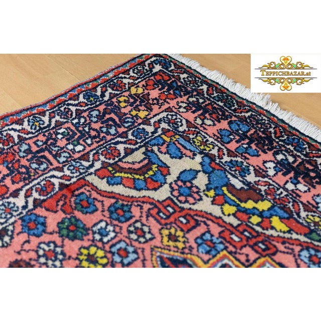 Textile Hand-Knotted Hamedan Malayer Rug For Sale - Image 7 of 13