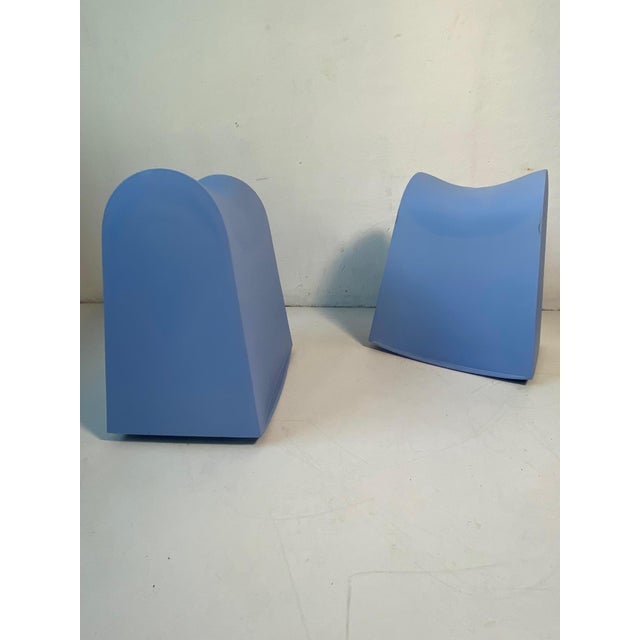 Postmodern Vintage Rocking Stools by Philippe Strack for XO, 1980s, Set of 2 For Sale - Image 3 of 7