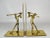 Mid 20th Century Minimal Modern Gold Brass Golfer Golf Player Bookends Made in Korea - a Pair For Sale - Image 6 of 9