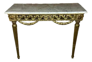 18th Century Louis XVI Console with Marble Top