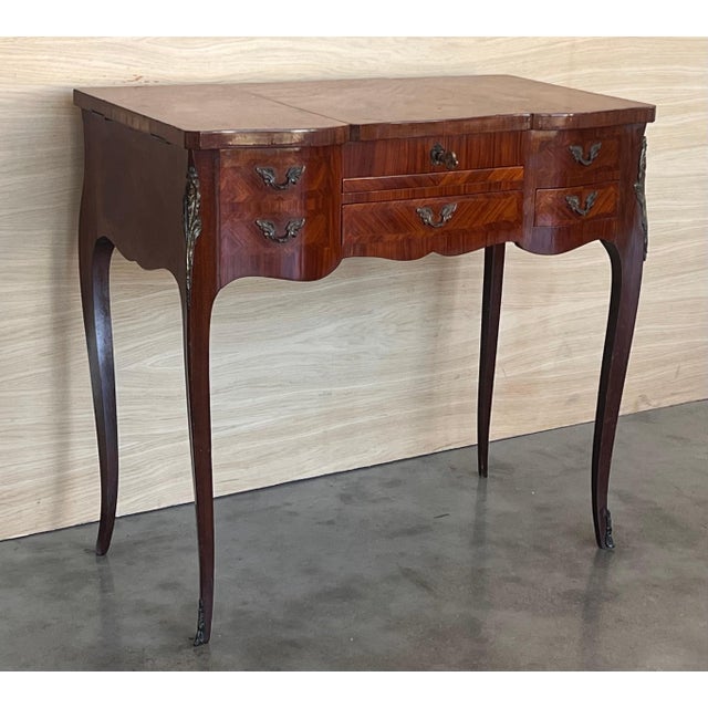 19th C Louis XV Style Coiffeuse or Table de Toilette For Sale - Image 18 of 18