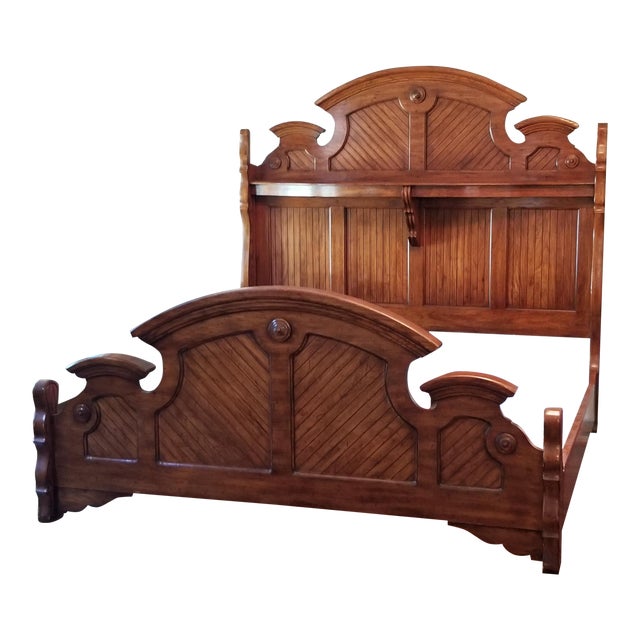 Thomasville Mansion Style King Bed Chairish