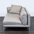 Modern Design Within Reach Como Modern Grey Leather Loveseat With Chrome Legs For Sale - Image 3 of 9