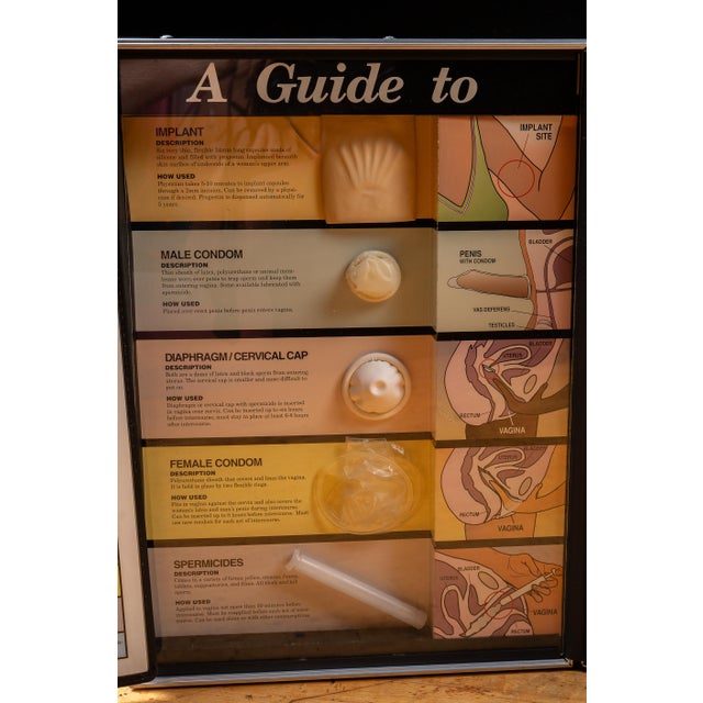 Vintage "A Guide to Contraceptives" Classroom Teaching Aid by Health Edco For Sale In Chicago - Image 6 of 14