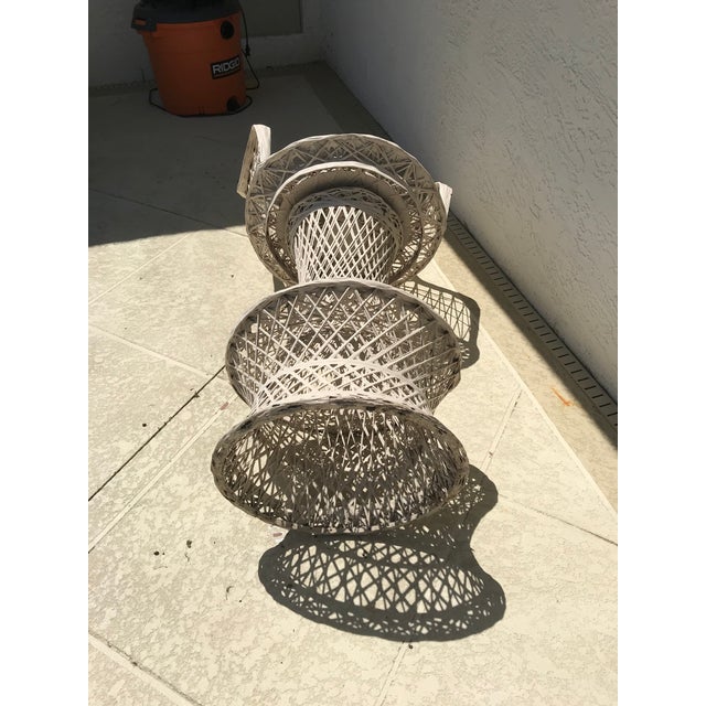 Mid 20th Century Mid Century Swivel Bar Stools Russell Woodard Style - a Pair For Sale - Image 10 of 12