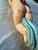 19th Century Large Polychrome Italian Wooden Carved Putto Angel For Sale - Image 13 of 14