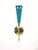 Aqua Sputnik Wall Light, 1950s For Sale - Image 8 of 8