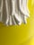 Vintage Pair Fitz and Floyd Large Size Yellow and White Tassel Cachepots For Sale - Image 15 of 17