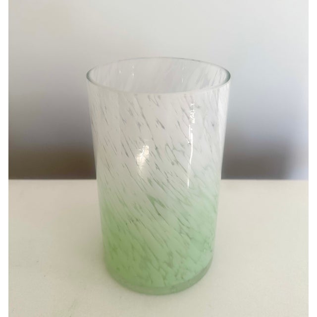 Mid-Century Modern 1960s Cenedese Art Glass Vase Murano Italy Mid Century Modern For Sale - Image 3 of 6