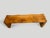 Andrianna Shamaris Modern Organic Teak Wood Wave Bench For Sale - Image 4 of 5