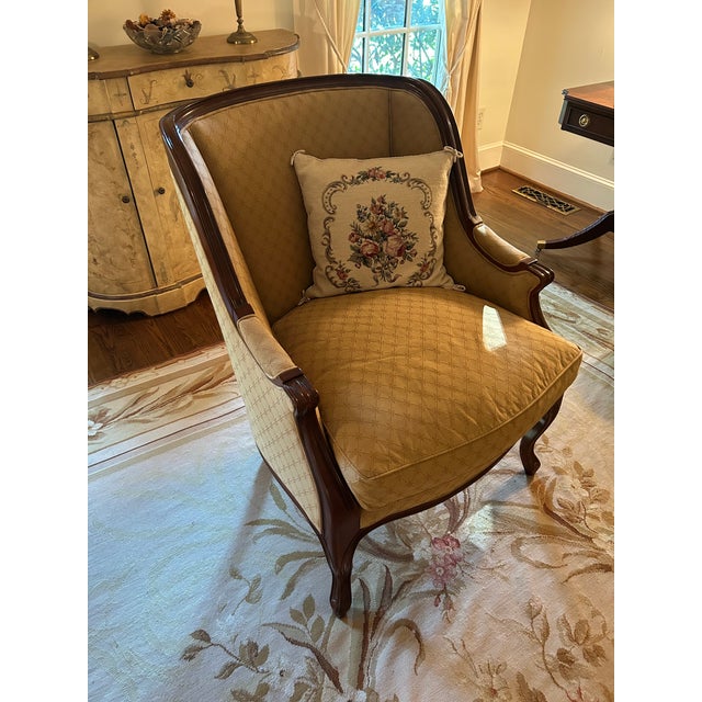 Hickory Chair Furniture Company 1990s Hickory Chair Side Chair Set For Sale - Image 4 of 7