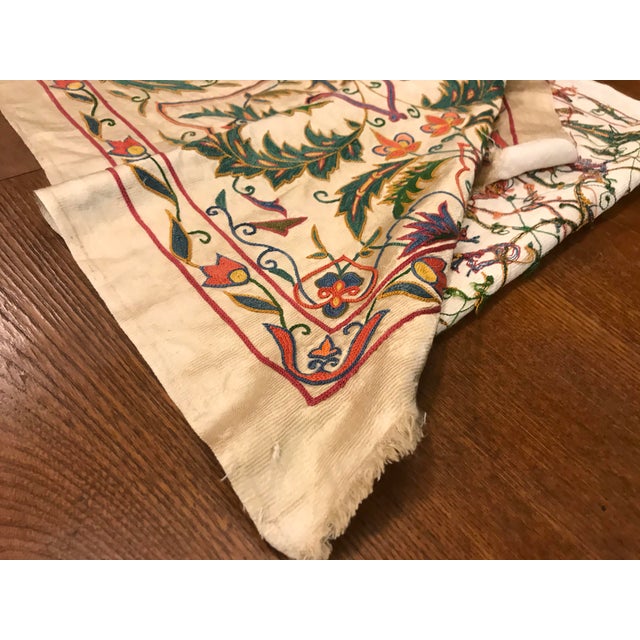 Vintage Suzani Silk Tablecloth Chairish