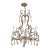 Dennis and Leen Iron and Crystal Chandelier For Sale