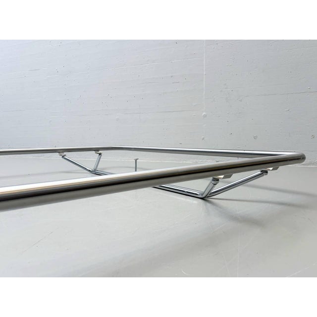 Bauhaus Bed by Bruno Huwyler with Slatted Base by Lattino, 1970s For Sale - Image 9 of 16