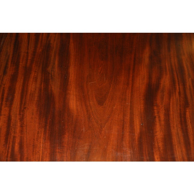 Late 19th Century Antique Mahogany Georgian Style Refectory Dining Table For Sale - Image 5 of 9
