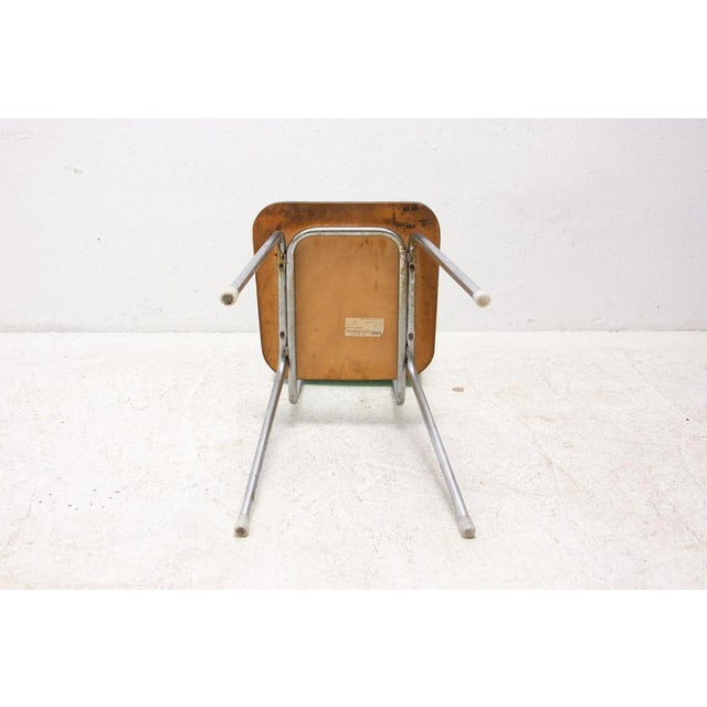 Set of Czechoslovak Cafe Chairs in Formica, 1960s For Sale - Image 18 of 18