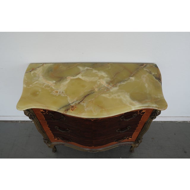 Wood Vintage Louis XV-Style Secrétaire À Abattant For Sale - Image 7 of 13