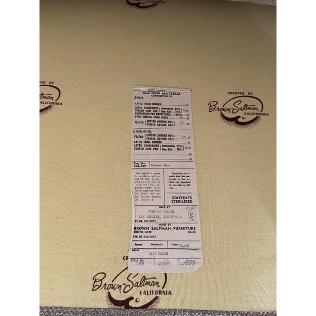 Mid 20th Century Sofa by John Keal for Brown Saltman For Sale - Image 12 of 12