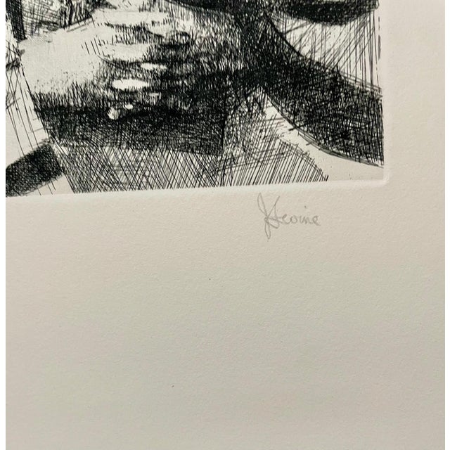 Jack Levine Jack Levine, Jack Levine Modernist Wpa Artist Ashkenazi Rabbi Etching Judaica Jewish Print For Sale - Image 4 of 5